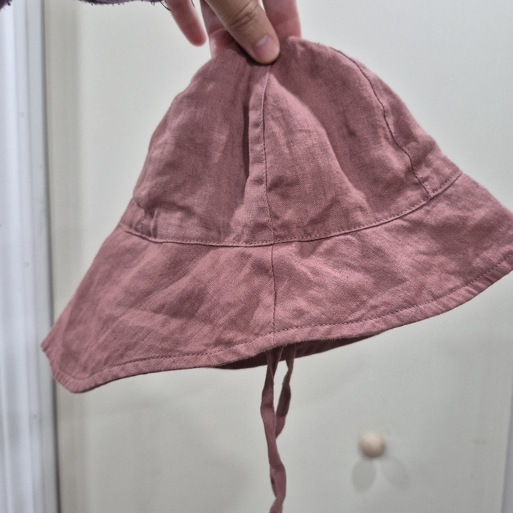 100% Linen Hat Unisex 9-12m
